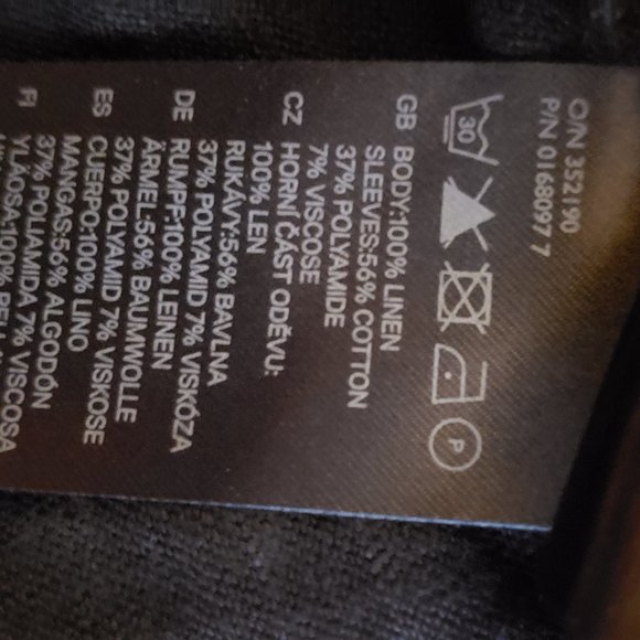 NEW H&M Raglan Sleeve top with Lace Sleeve - M - Picture 8 of 8